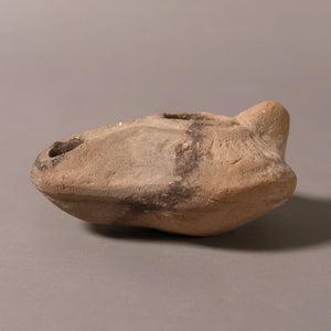 Late Roman Oil Lamp, 3.1 inches - c. 100 to 476 CE - Middle East