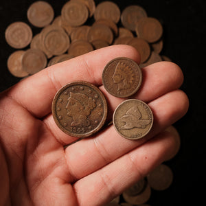 U.S. Civil War Pennies Collection (Three Coins) - 1816 to 1909 - United States