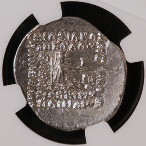 Ancient Persia, Parthian Empire, Mithradates IV, AR Drachm (Ch VF) - c. 58 to 55 BCE - NGC Certified