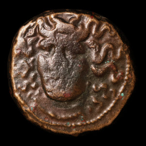 Thessaly, City of Larissa, Bronze Unit (Nymph & Trotting Horse) - 400 to 350 BCE - Ancient Greece