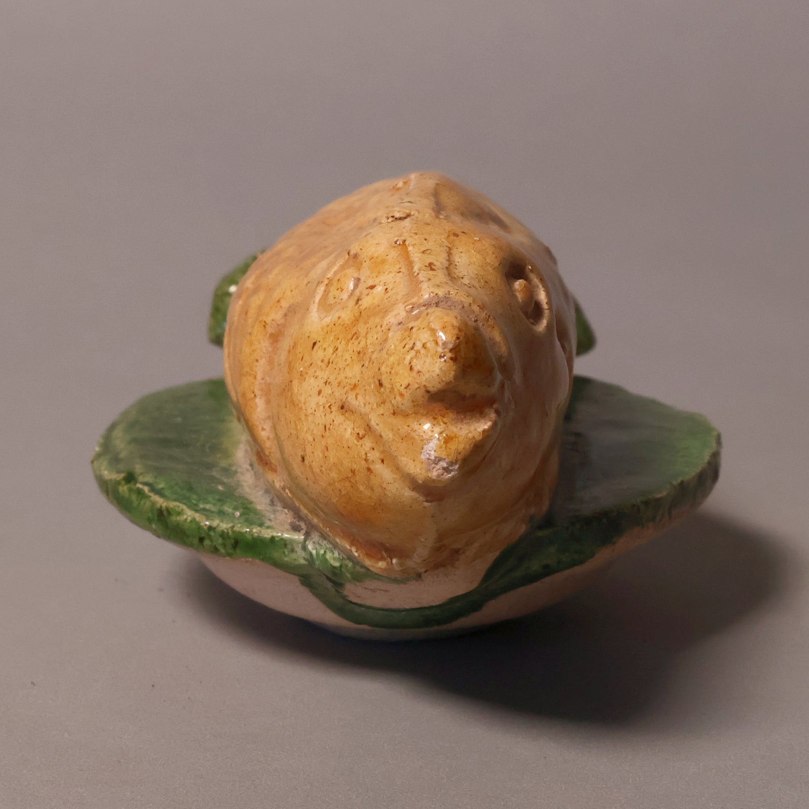 China, Ming Dynasty, Tomb Offering Depicting a Fish, Sancai Glazed Pottery - 1368 to 1644 CE - Imperial China