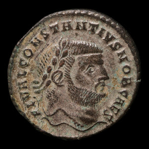 Rome, Emperor Constantius Chlorus, AE1, Genius (Divinity) - 295 to 296 CE - Roman Empire