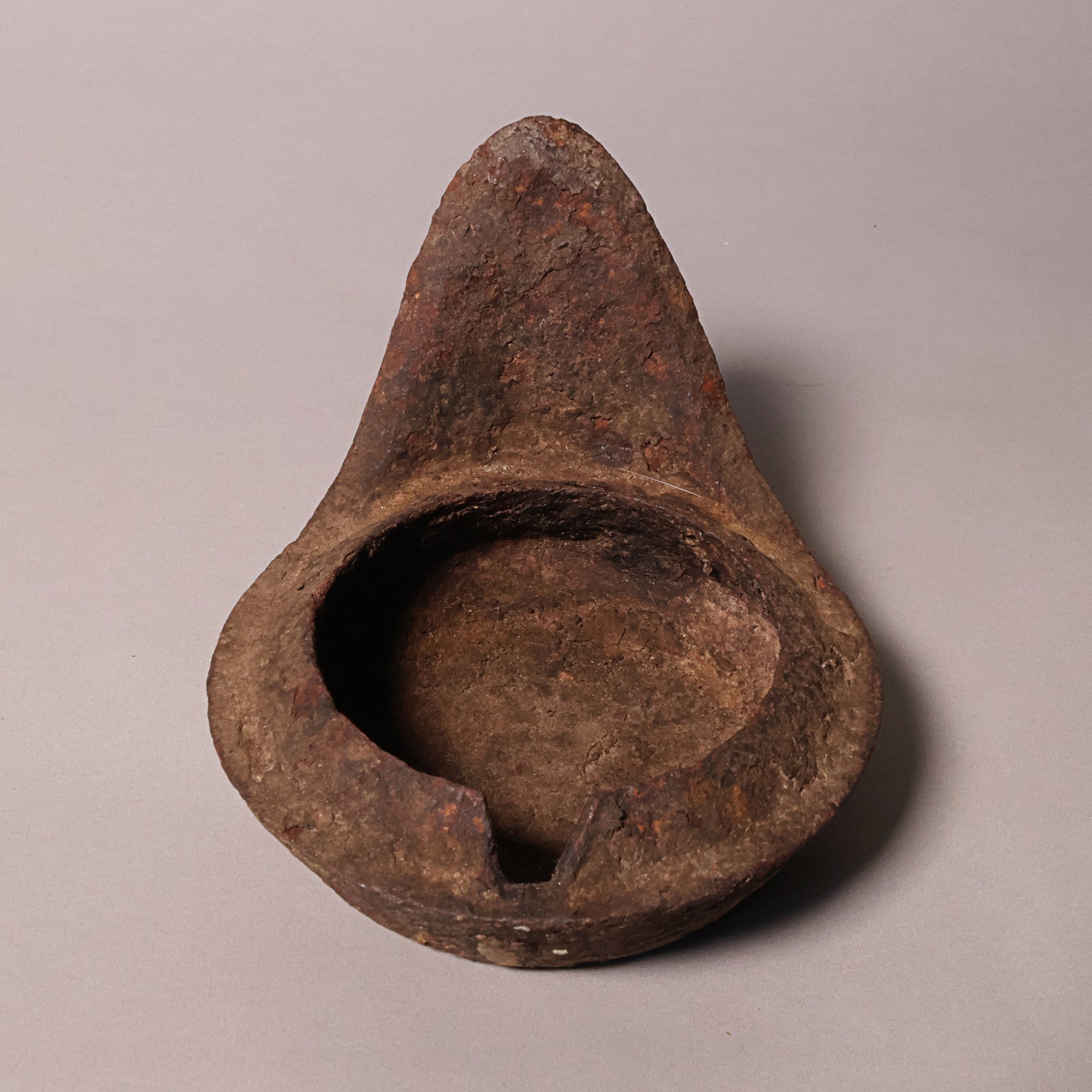 China, Qing Dynasty, Cast Iron Oil Lamp - c. 1800s CE - Imperial China