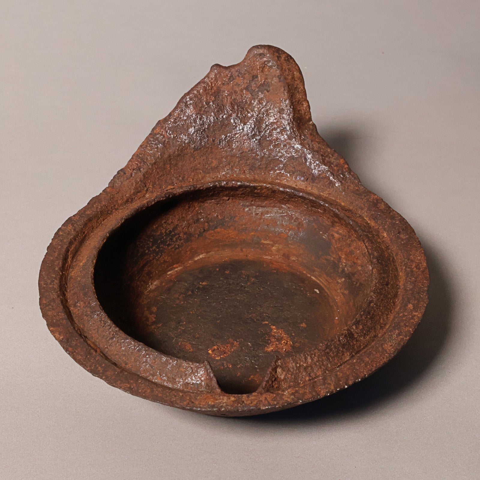 China, Qing Dynasty, Cast Iron Oil Lamp - c. 1800s CE - Imperial China