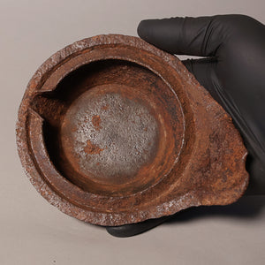 China, Qing Dynasty, Cast Iron Oil Lamp - c. 1800s CE - Imperial China