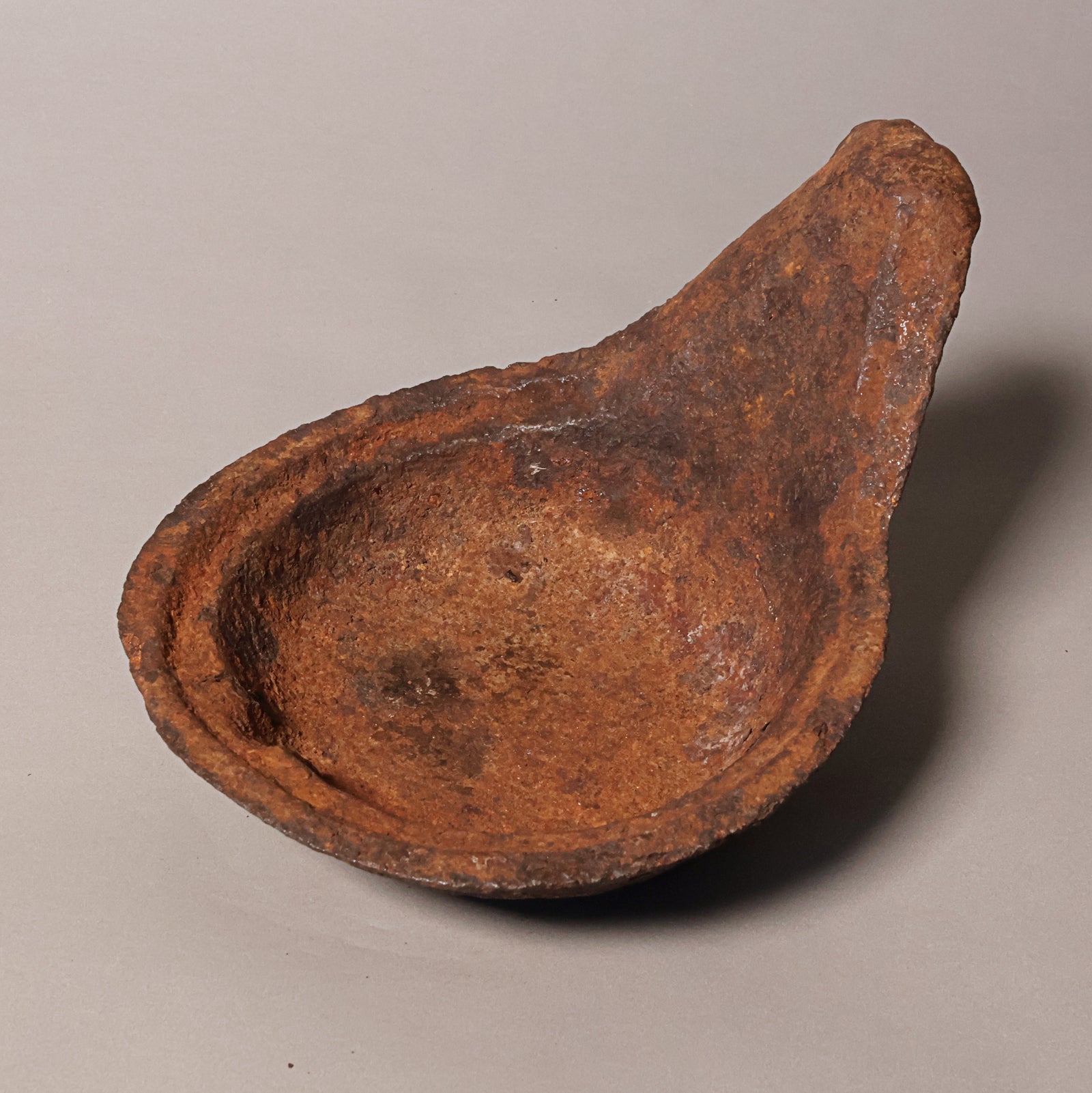 China, Qing Dynasty, Cast Iron Oil Lamp - c. 1800s CE - Imperial China