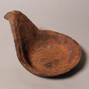 China, Qing Dynasty, Cast Iron Oil Lamp - c. 1800s CE - Imperial China
