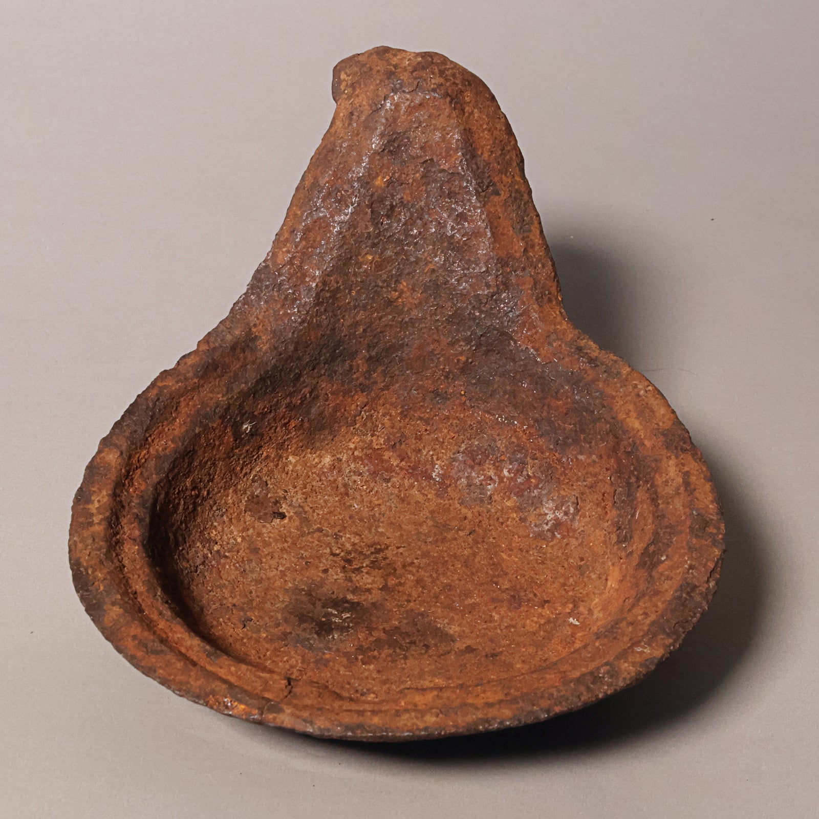 China, Qing Dynasty, Cast Iron Oil Lamp - c. 1800s CE - Imperial China