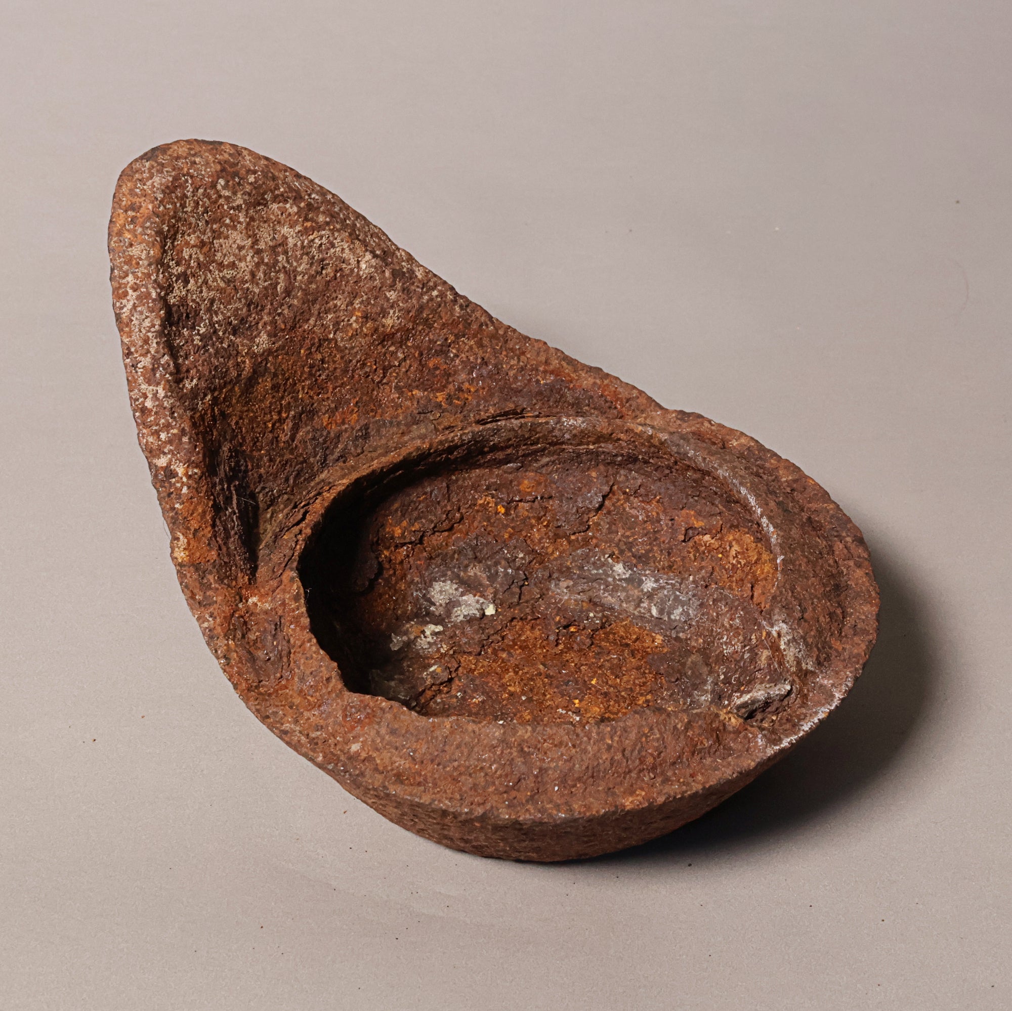 China, Qing Dynasty, Cast Iron Oil Lamp - c. 1800s CE - Imperial China