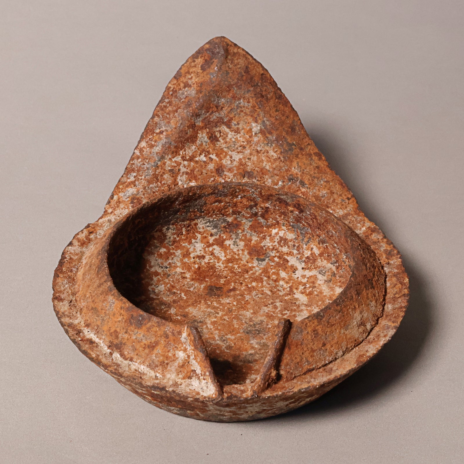 China, Qing Dynasty, Cast Iron Oil Lamp - c. 1800s CE - Imperial China