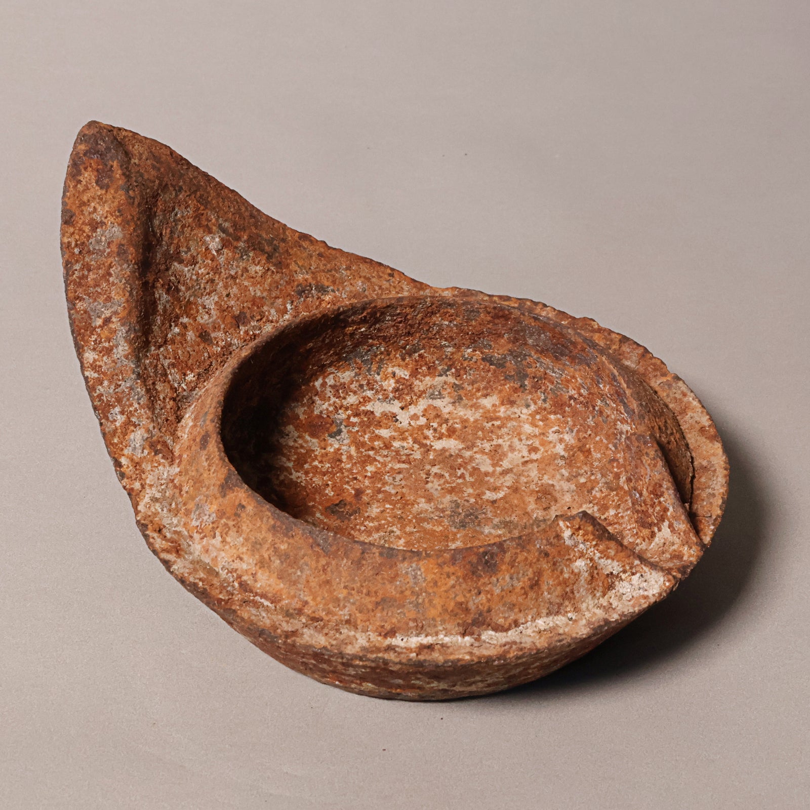 China, Qing Dynasty, Cast Iron Oil Lamp - c. 1800s CE - Imperial China