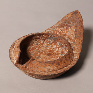 China, Qing Dynasty, Cast Iron Oil Lamp - c. 1800s CE - Imperial China