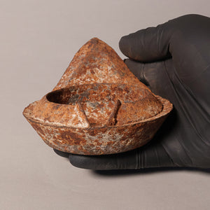 China, Qing Dynasty, Cast Iron Oil Lamp - c. 1800s CE - Imperial China
