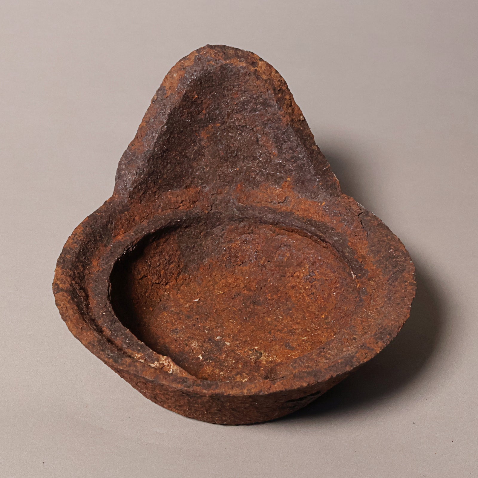 China, Qing Dynasty, Cast Iron Oil Lamp - c. 1800s CE - Imperial China