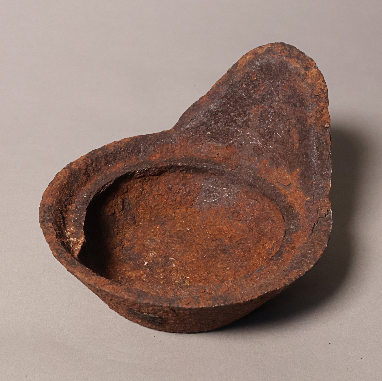 China, Qing Dynasty, Cast Iron Oil Lamp - c. 1800s CE - Imperial China