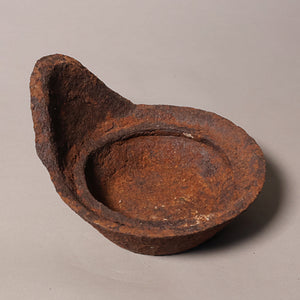 China, Qing Dynasty, Cast Iron Oil Lamp - c. 1800s CE - Imperial China