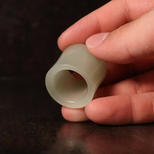 China, Qing Dynasty, Jade Archery Ring - 1800s CE - Imperial China