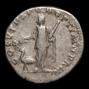 Rome, Emperor Trajan, AR Denarius, Arabia Reverse - 103 to 111 CE - Roman Empire