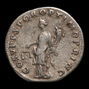 Rome, Emperor Trajan, AR Denarius, Aequitas (Justice) - 103 to 111 CE - Roman Empire