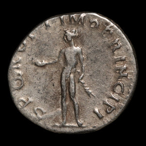 Rome, Emperor Trajan, AR Denarius, Genius (Divinity) - 112 to 114 CE - Roman Empire