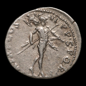 Rome, Emperor Trajan, AR Denarius, Mars (God of War) - 114 to 117 CE - Roman Empire