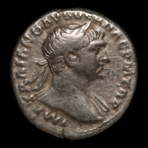 Rome, Emperor Trajan, AR Denarius, Felicitas (Divine Productivity) - 103 to 111 CE - Roman Empire