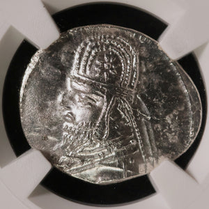 Parthian Kingdom, Mithradates III (or Orodes I), Drachm (MS) - c. 87 to 80 BCE - NGC Certified