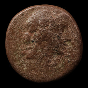 Pontus, City of Amisos, Bronze Unit, Dionysus (God of Wine) - c. 88 to 65 BCE - Greek World