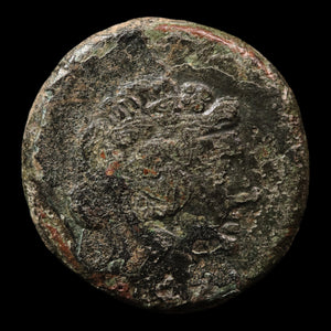 Pontus, City of Amisos, Bronze Unit, Dionysus (God of Wine) - c. 88 to 65 BCE - Greek World