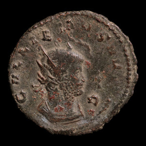 Rome, Emperor Gallienus, AR Antoninianus, Fortuna (Goddess of Fortune) - 260 to 268 CE - Roman Empire