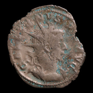 Rome, Emperor Gallienus, AR Antoninianus, "Victory Germanicus" Reverse - 258 to 259 CE - Roman Empire