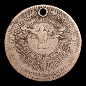 Papal States, Camerlengo Carlo Rezzonico, Silver ⅕ Scudo - 1774  - Papal States, Italy