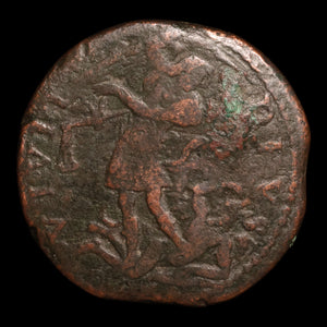 Papal States, Pope Urban VIII, Copper Quattrino - 1635 to 1636  - Papal States, Italy