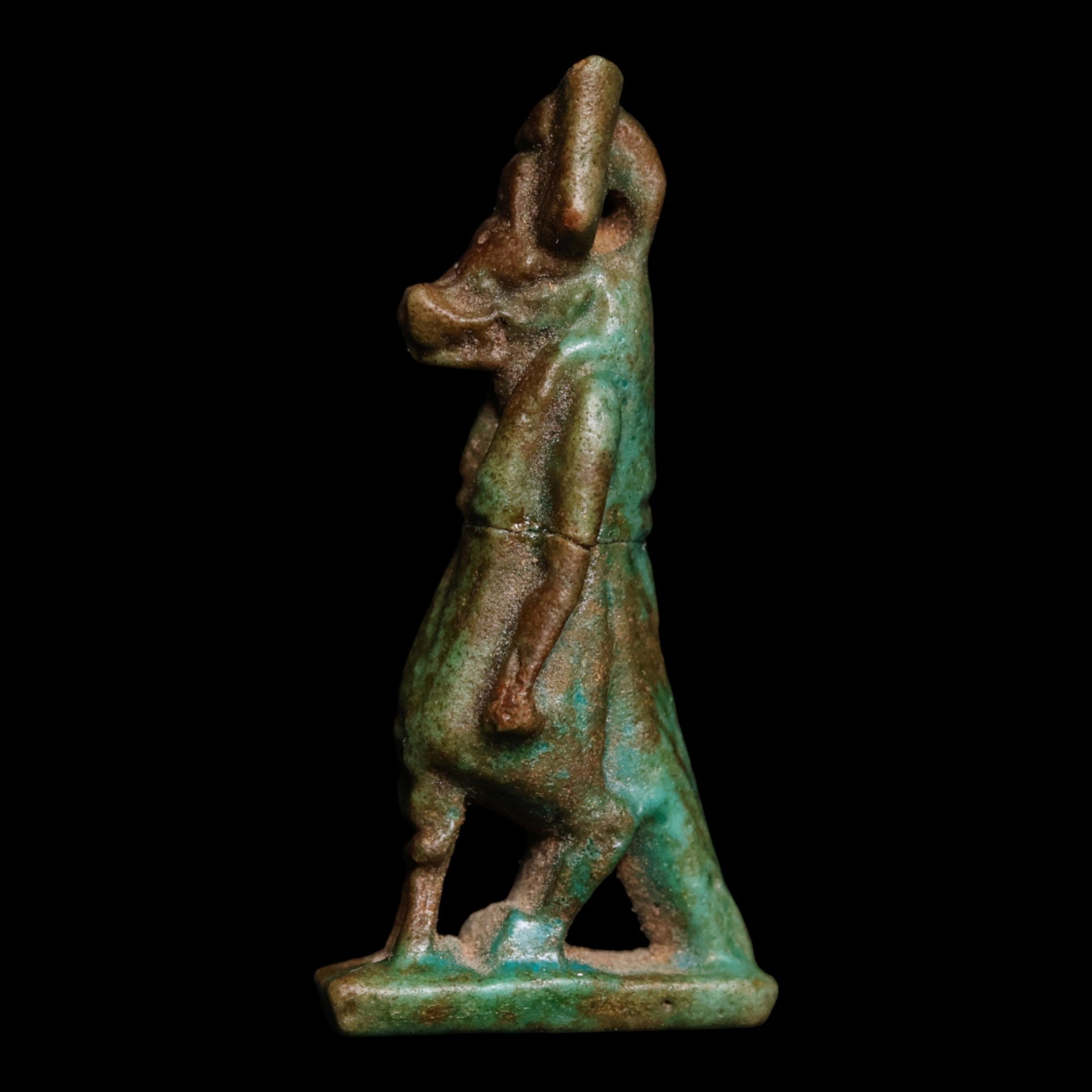 Egypt, Faience Amulet of Tawaret (Protective Goddess of Childbirth & Fertility)  - c. 664 - 332 BCE - Egypt (Late Period)