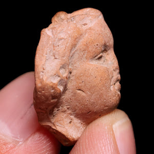 Roman Terracotta Pottery Piece (Head) - c. 1 to 300 CE - Roman Empire