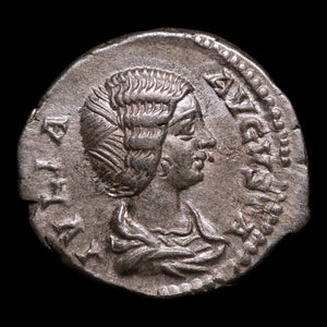 Rome, Empress Julia Domna, AR Denarius, Pietas (Faith & Devotion) - 196 to 211 CE - Roman Empire