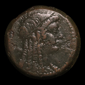 Ptolemaic Egypt, Ptolemy VI and Cleopatra I, AE28, Isis & Eagle - 180 to 145 BCE - Ancient Egypt