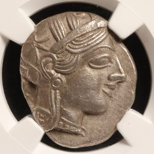Attica, City of Athens, Owl Tetradrachm - 440 to 404 BCE - NGC Certified