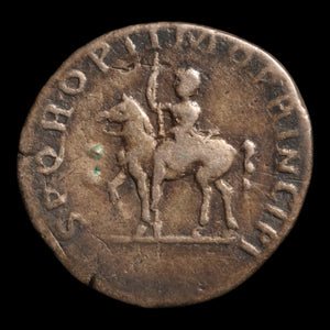Rome, Emperor Trajan, AR Denarius, Emperor on Horseback Reverse - 112 to 114 CE - Roman Empire
