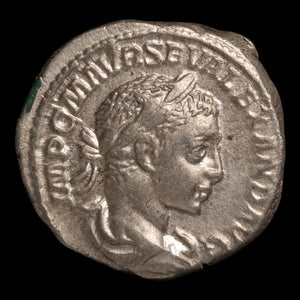Rome, Emperor Severus Alexander, AR Denarius, Mars (God of War) - 223 CE - Roman Empire