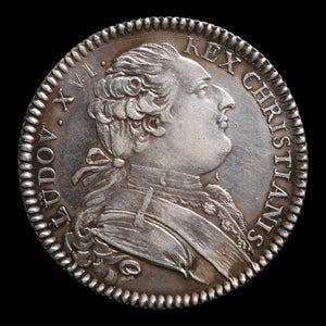 France, King Louis XVI, AR Jeton (Non-Monetary Token) - 1784 CE - France