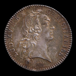 France, King Louis XV, AR Jeton (Non-Monetary Token) - 1715 to 1774 CE - France