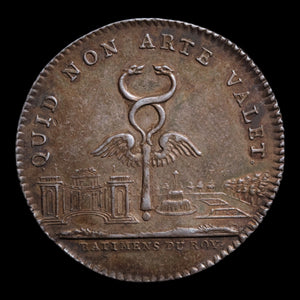 France, King Louis XV, AR Jeton (Non-Monetary Token) - 1715 to 1774 CE - France