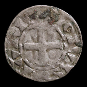 France, King Louis VII, AR Denier, City of Paris - 1137 to 1178 CE - France
