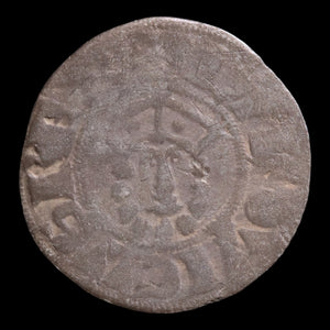 France, King Louis VII, AR Denier, City of Bourges - 1137 to 1180 CE - France