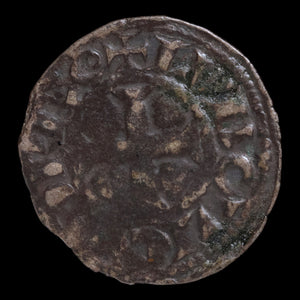 France, King Louis VIII or IX, AR Denier Tournois - 1223 to 1245 CE - France