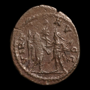 Rome, Emperor Gallienus, AR Antoninianus, Gallienus & Valerian Reverse - 255 to 256 CE - Roman Empire