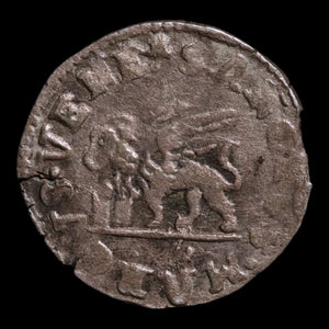 Republic of Venice, Doge Girolamo Priuli, AR 2 Soldi - 1565 to 1600 CE - Italian States