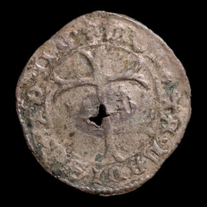 Hungary, King Ladislaus V, BI Denier - 1447 to 1450 CE - Hungary