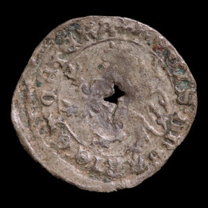 Hungary, King Ladislaus V, BI Denier - 1447 to 1450 CE - Hungary